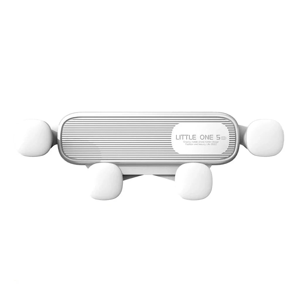 Telefoonhouder Auto Ventilatierooster Universeel 5-Punts Klemhouder Zwart Zilver Rood Wit Smartphone | Sansoti