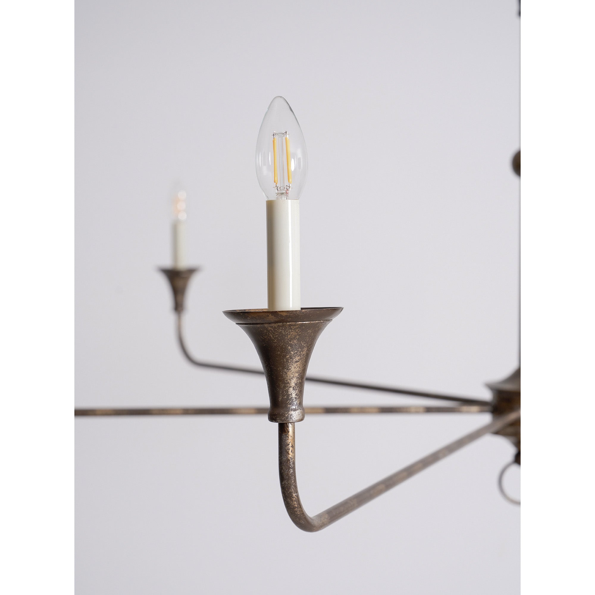 Lampe Bougie Lustre Laiton Métal Or Noir Blanc Nickel Salon Salle à Manger 5 6 Bras Suspension Vintage Lustre Bougies | Restfield