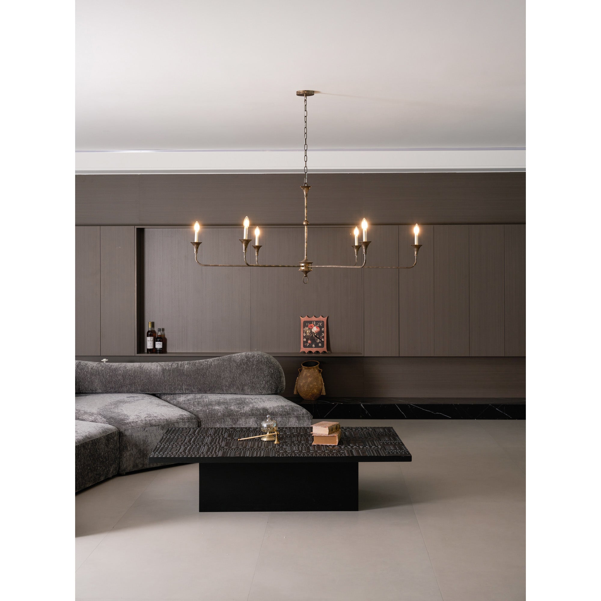 Lampe Bougie Lustre Laiton Métal Or Noir Blanc Nickel Salon Salle à Manger 5 6 Bras Suspension Vintage Lustre Bougies | Restfield
