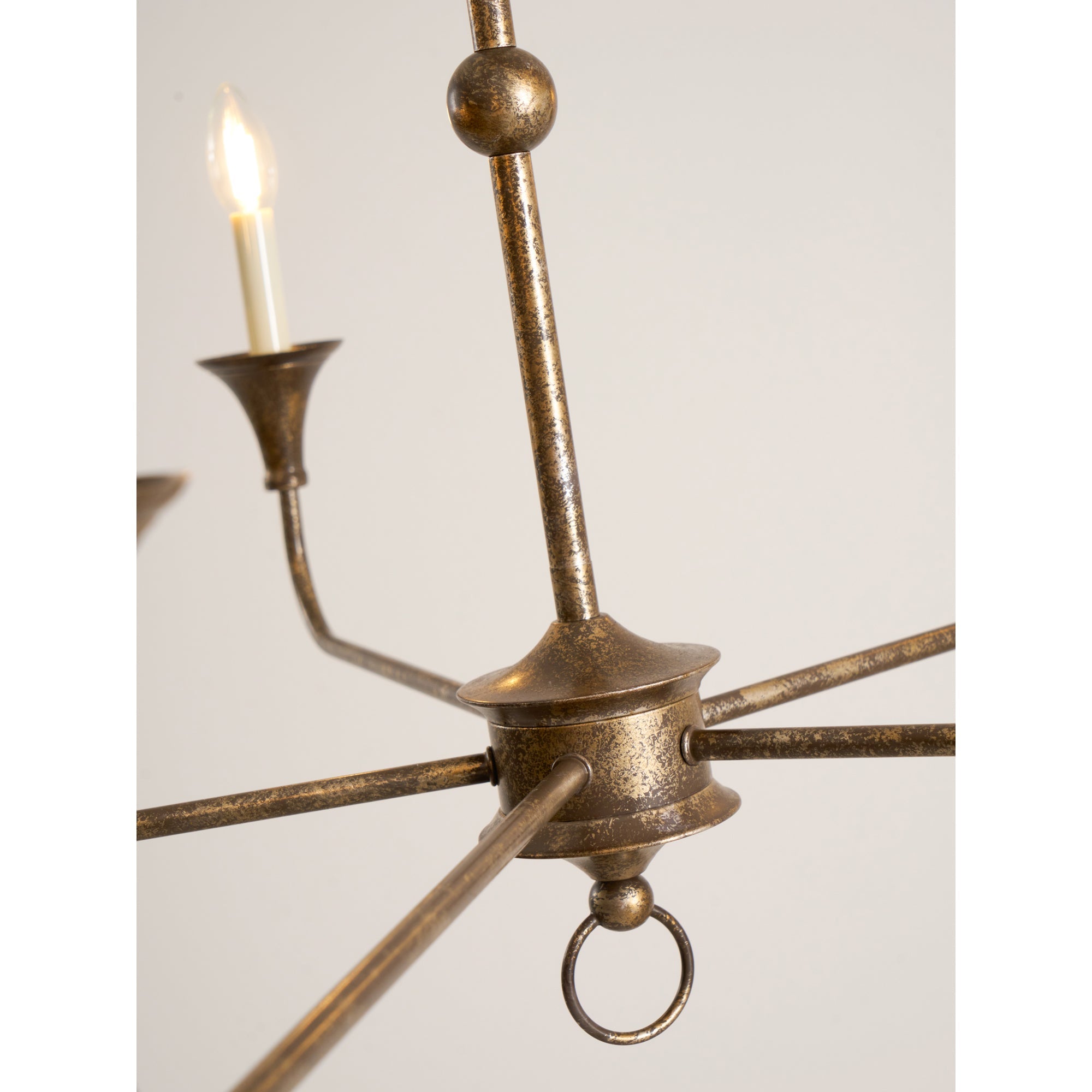 Lampe Bougie Lustre Laiton Métal Or Noir Blanc Nickel Salon Salle à Manger 5 6 Bras Suspension Vintage Lustre Bougies | Restfield