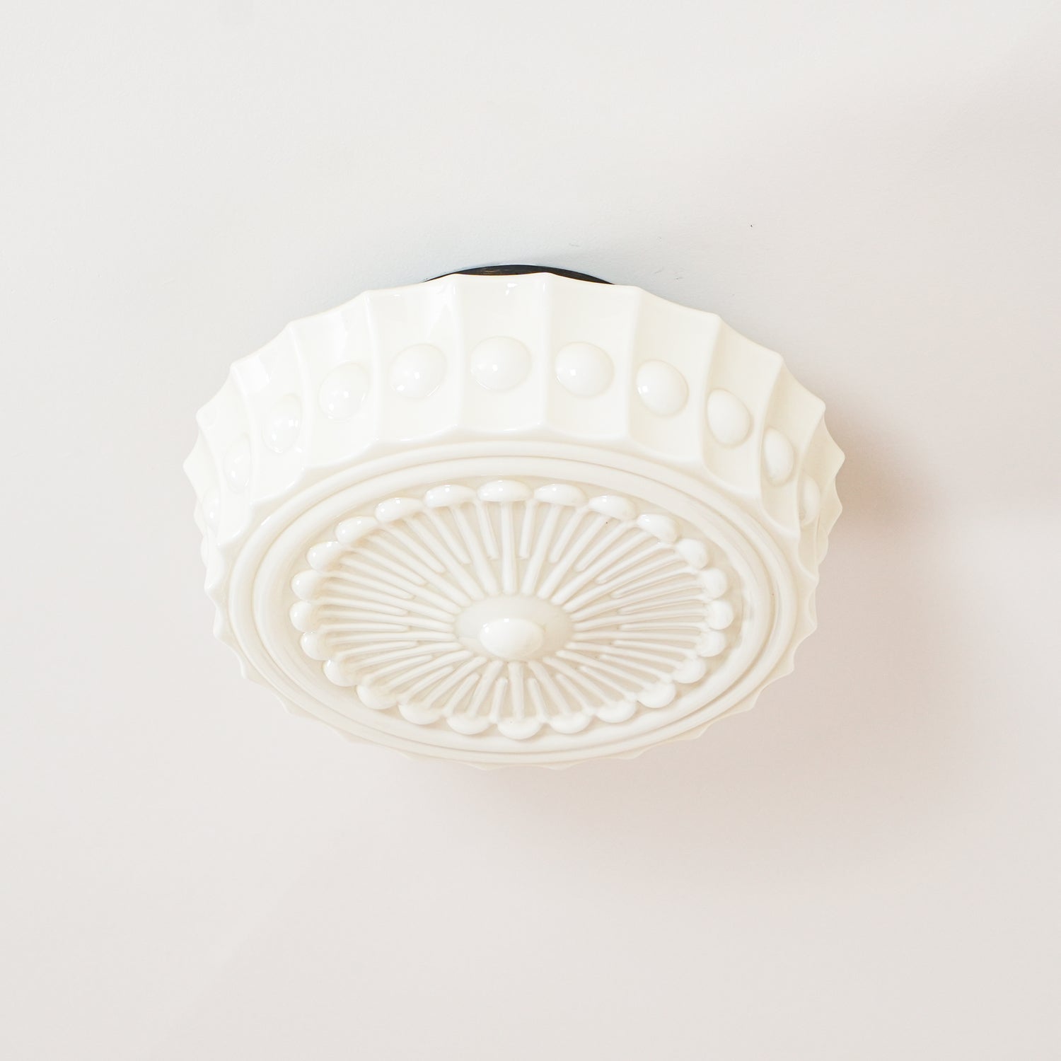 Plafondlamp Metalen Frame Glazen Kap Ø36-45cm Klassiek Industrieel Design voor Woonkamer Eetkamer Hal E26 E27 3-4 Lichtpunten Wandmontage Hardwired Plafondverlichting Modern Chique | Sansoti