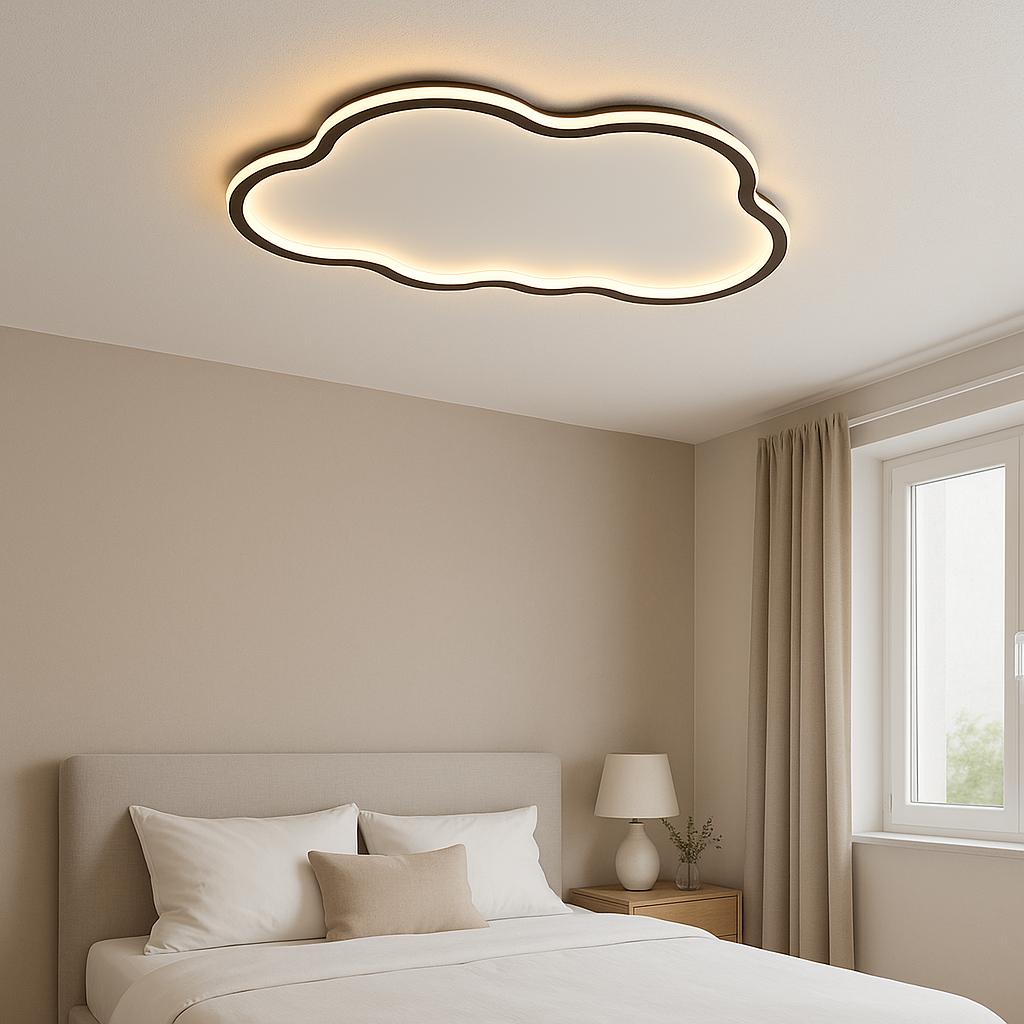 Cloud Deckenleuchte LED Aluminium PVC Weiß Schlafzimmer Wohnzimmer Deckenbeleuchtung modernes skandinavisches Design | Restfield
