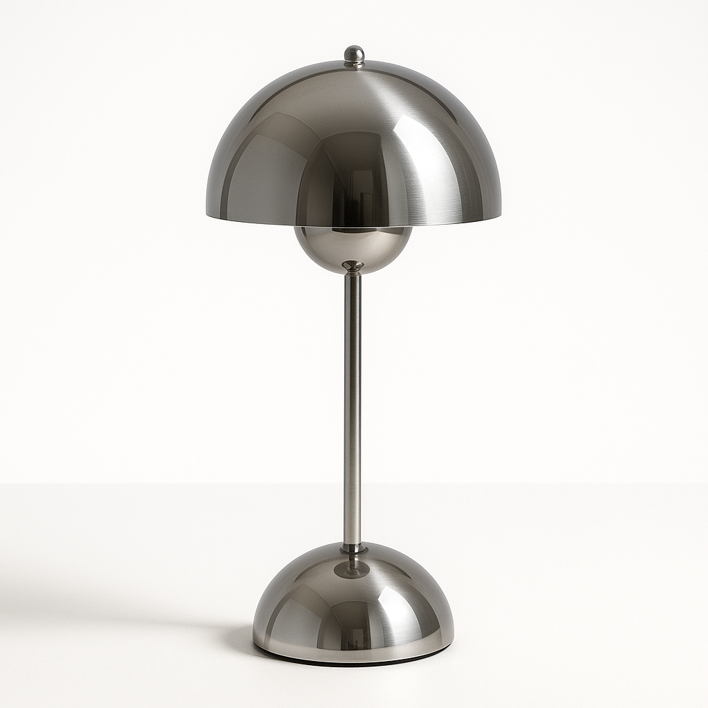 Designer Flower Table Lamp Metal with Dimmer Scandinavian Style | Sansoti
