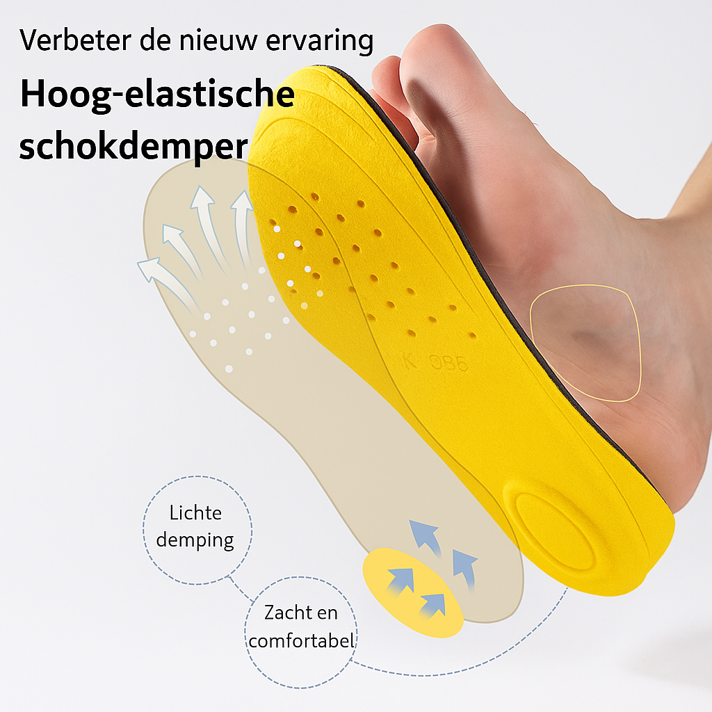 Hoogteverhogende Inlegzolen voor Schoenen – Discreet Formaat en Extra Comfort | Sansoti