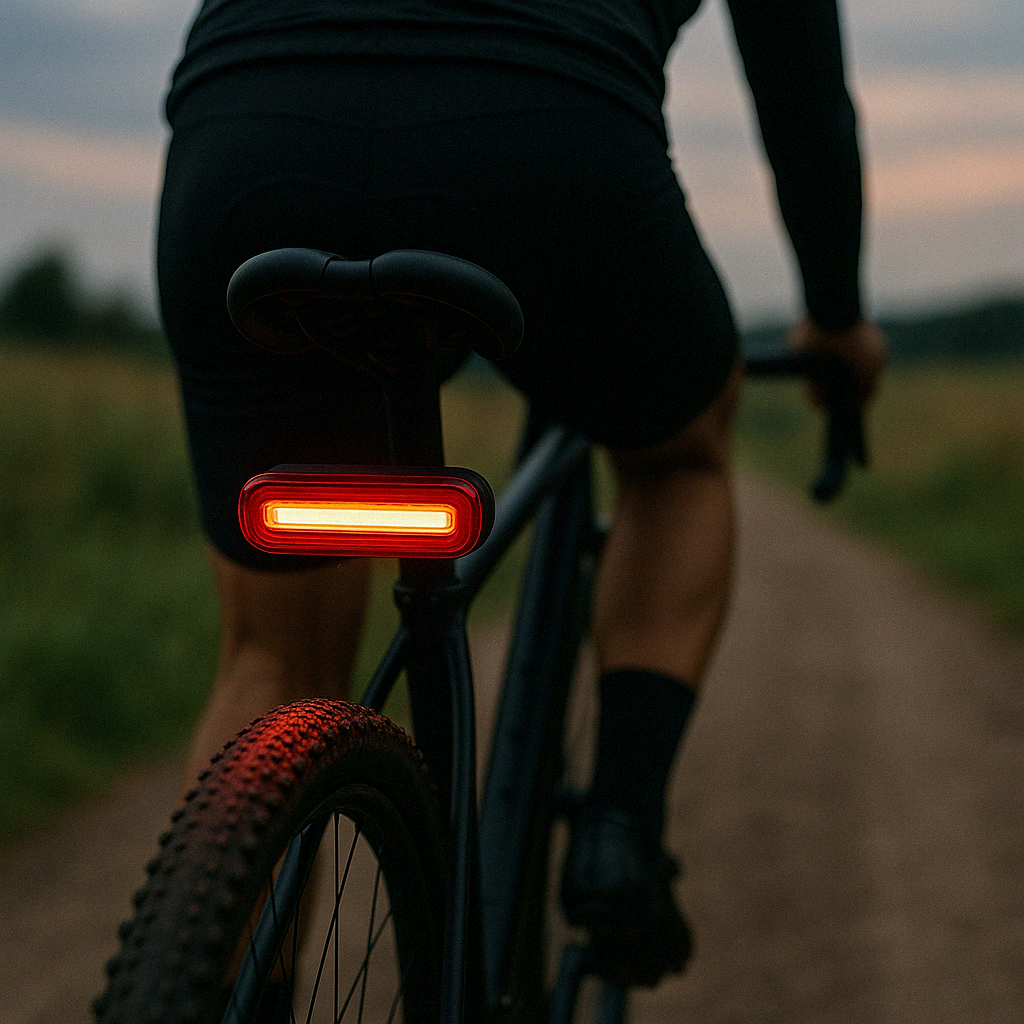 Compacte USB Fietsachterlicht met 200 Lumen & Stroboscoop – Veiligheidslicht voor Nachtritten, 4 Lichtmodi, Waterdicht IPX5 | Sansoti