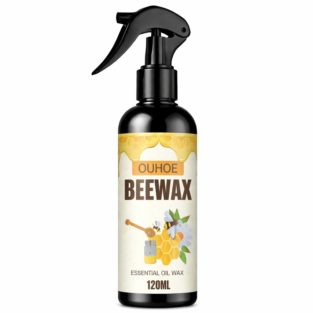 Natuurlijke Bienenwas Meubelspray 120ml Hout Reinigen Beschermen Polijsten Zonder Resten Veilig Diervriendelijk | Sansoti
