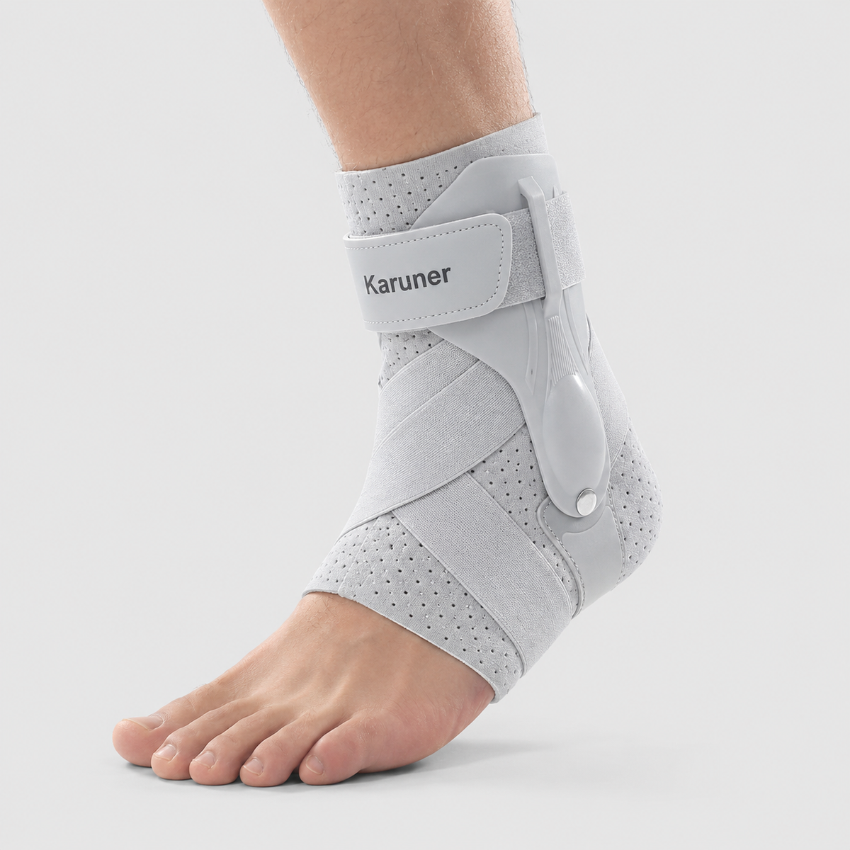 Ankle Brace with Lateral Stabilization for Sports Protection and Recovery Support – Breathable Adjustable Design | Sansoti