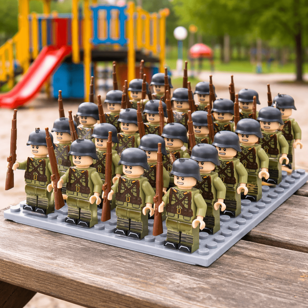 Historisch Figuren Bouwblokken Set 21-Delig – Verzamelbare Minifiguren uit 8 Landen met Accessoires | Sansoti