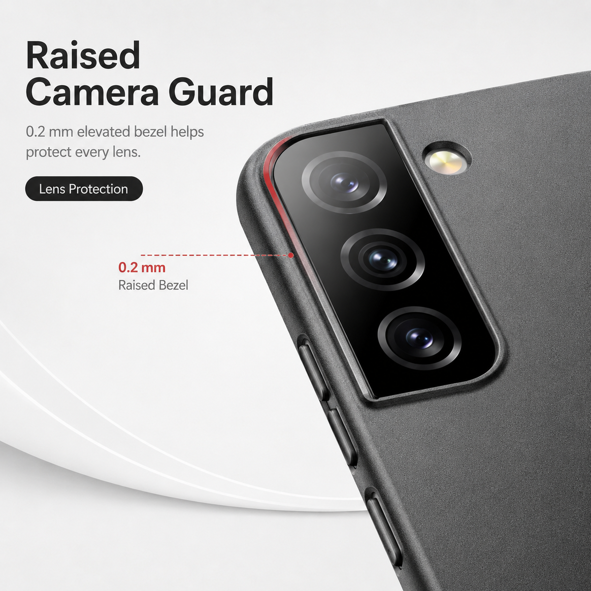 Ultradunne Matte Telefoonhoes voor Samsung Galaxy – Schermrand Camera Bescherming Precisie Pasvorm Stijlvol | Sansoti