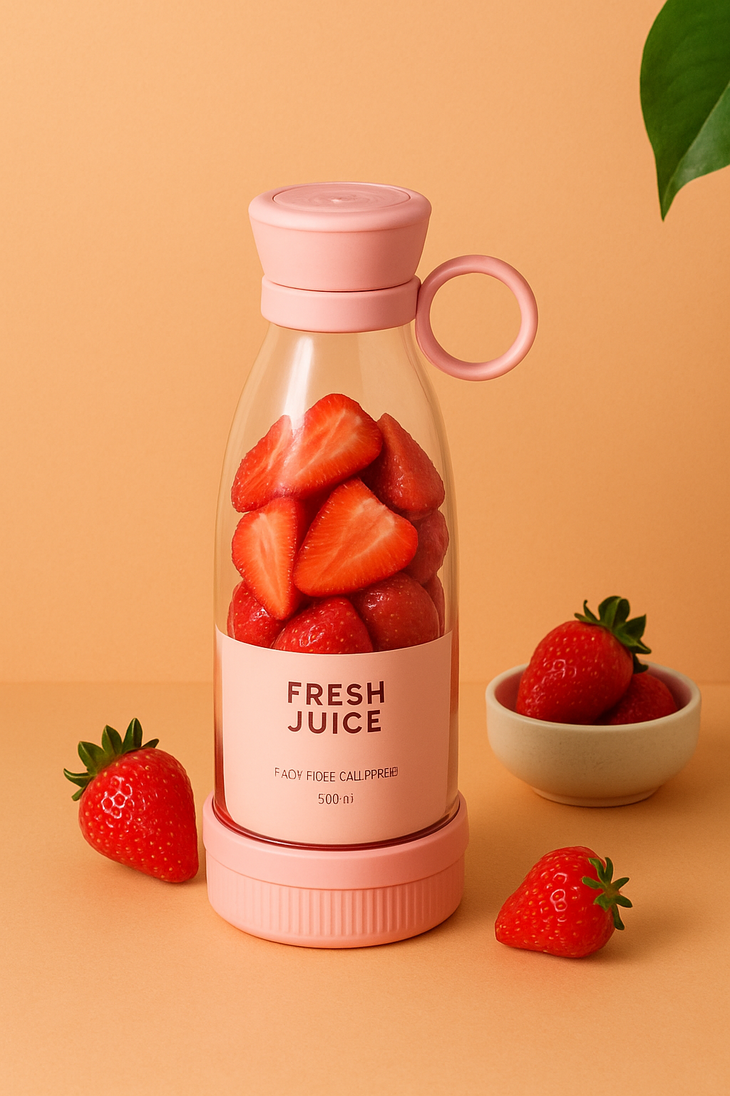 Draagbare elektrische blender en sapmaker voor smoothies, sappen en shakes onderweg | Sansoti