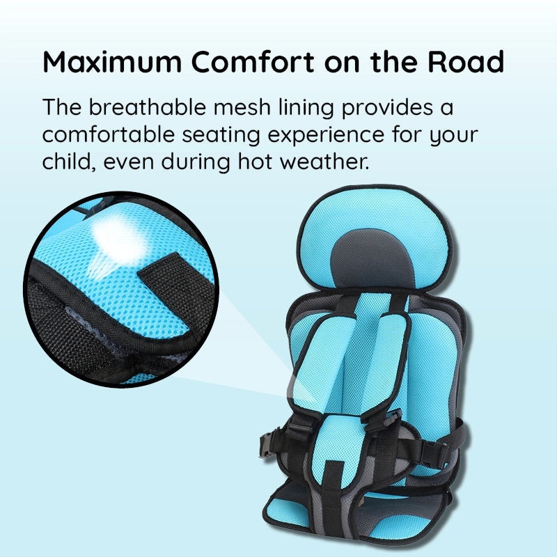 Siège auto pour enfants de 0 à 12 ans, portable et confortable, avec harnais de sécurité réglable pour voyager en toute sécurité | Sansoti
