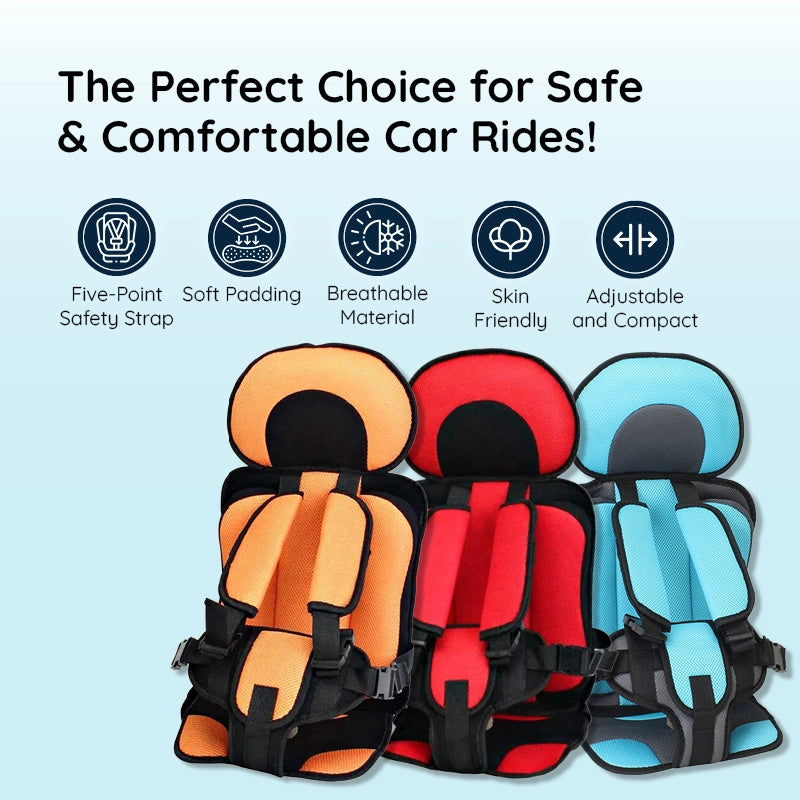 Siège auto pour enfants de 0 à 12 ans, portable et confortable, avec harnais de sécurité réglable pour voyager en toute sécurité | Sansoti