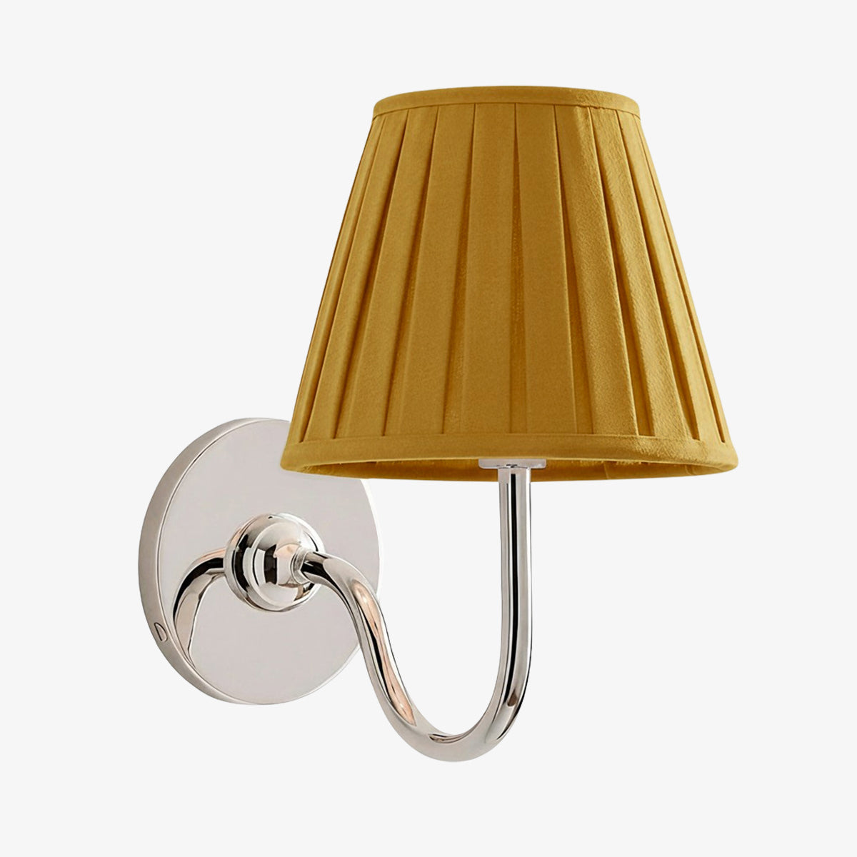 Wandlamp met Geplisseerde Stoffen Kap – Klassieke Verlichting voor Slaapkamer en Woonkamer | Sansoti