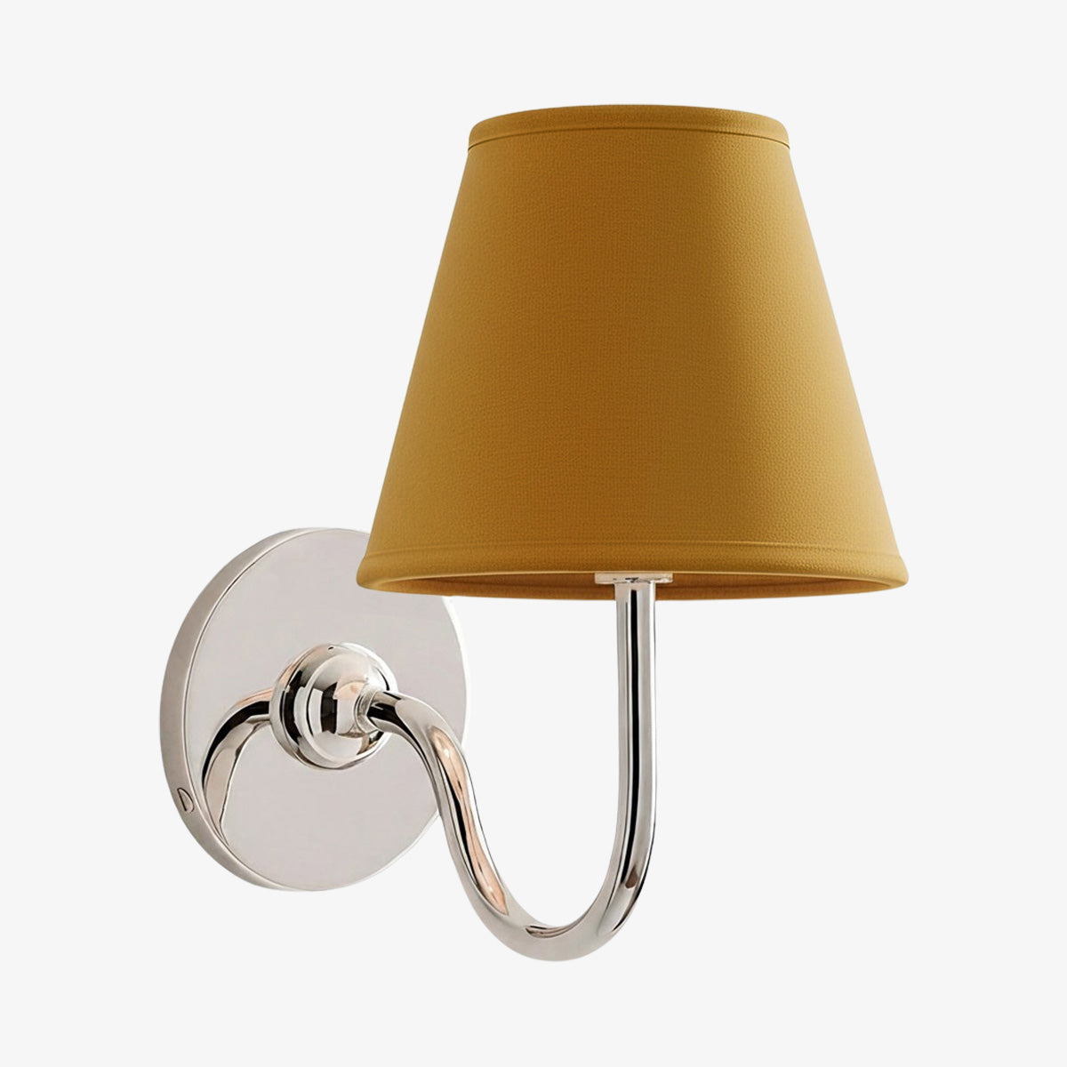 Wandlamp met Geplisseerde Stoffen Kap – Klassieke Verlichting voor Slaapkamer en Woonkamer | Sansoti