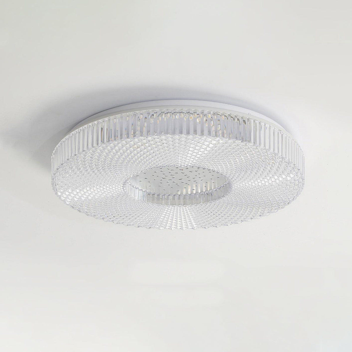 Plafonnier Acrylique LED Moderne Doré Blanc 40cm 50cm Variable Salon Chambre Hall Éclairage encastré Design | Sansoti