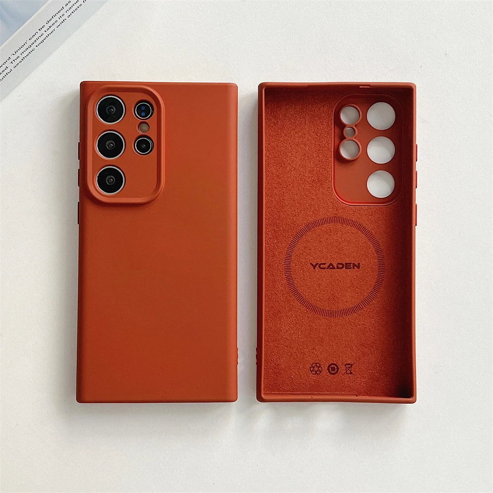 Vloeibaar Siliconen Telefoonhoesje Samsung Galaxy Slagvast Schokbestendig Beschermhoes Flexibel 20+ Kleuren | Sansoti
