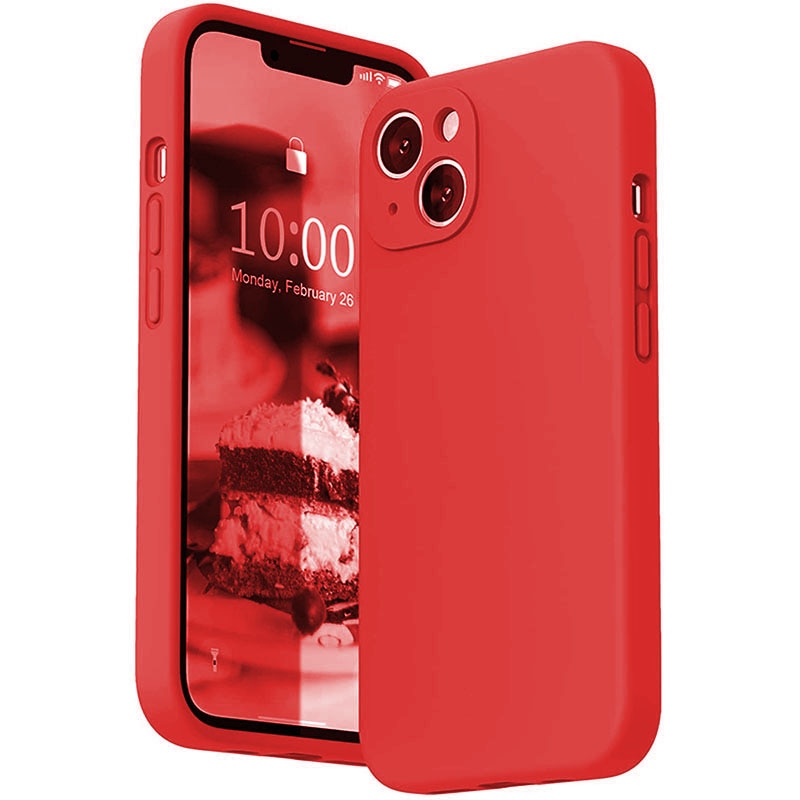 Liquid Silicone iPhone Case with Shock Absorption for 14 15 16 17 Pro Max Models Classic Protective Case | Sansoti