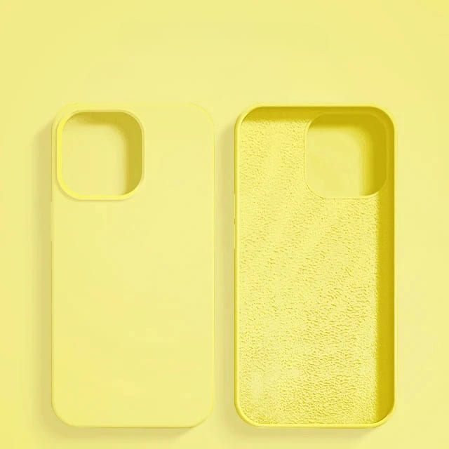 Liquid Silicone iPhone Case with Shock Absorption for 14 15 16 17 Pro Max Models Classic Protective Case | Sansoti