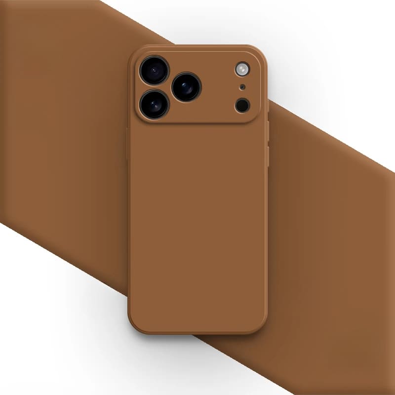Liquid Silicone iPhone Case with Shock Absorption for 14 15 16 17 Pro Max Models Classic Protective Case | Sansoti