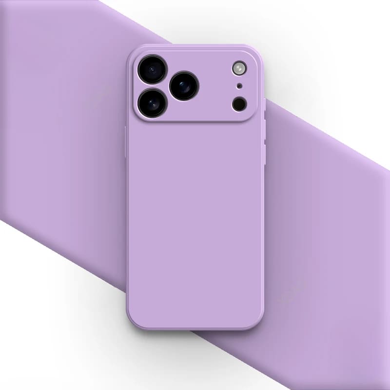 Liquid Silicone iPhone Case with Shock Absorption for 14 15 16 17 Pro Max Models Classic Protective Case | Sansoti