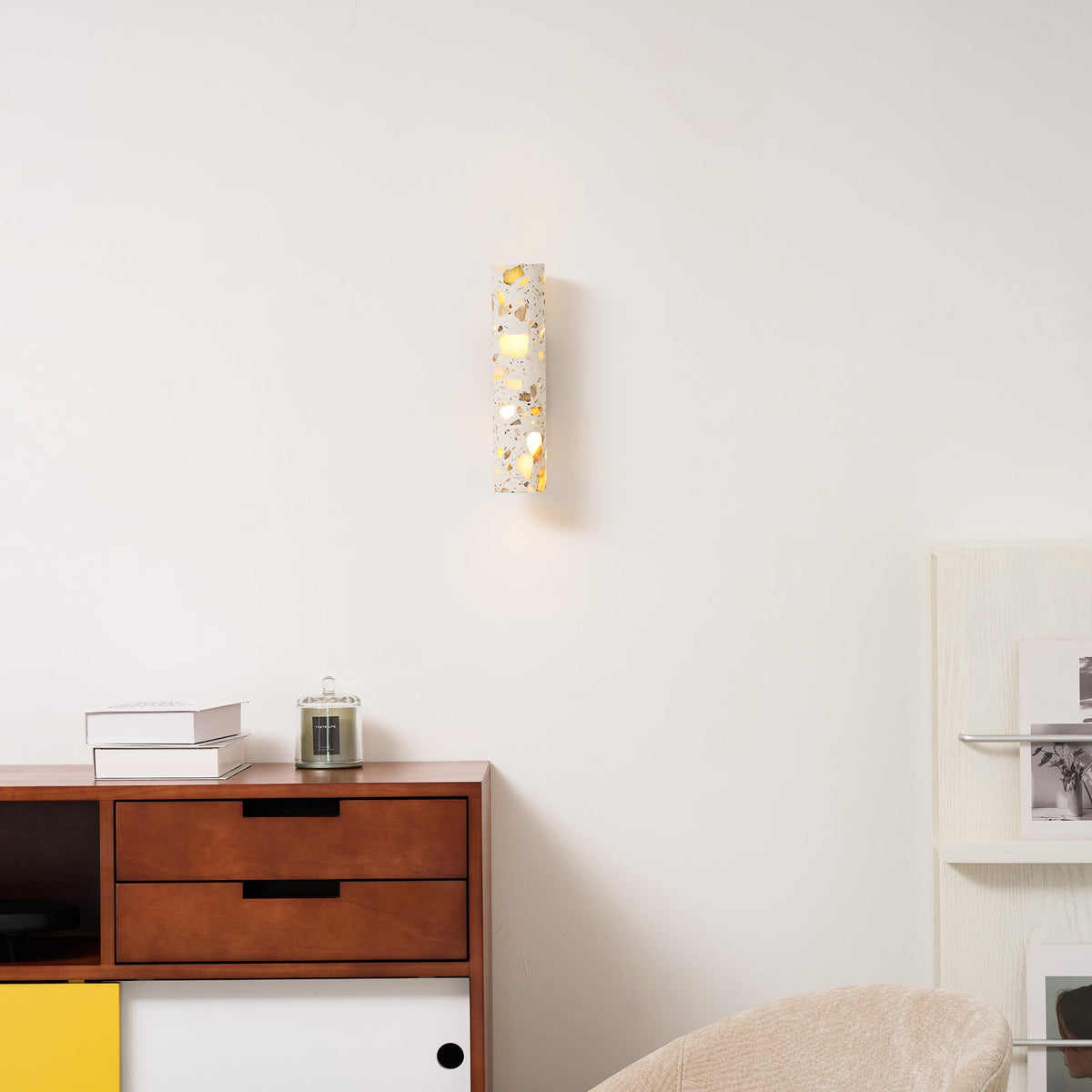 Cilindrische Wandlamp met Diffuus Licht - G9 Fitting - Dimbaar - Modern Design voor Woonkamer Slaapkamer | Sansoti