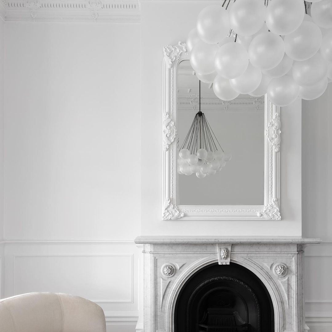 Glazen Bollenhanglamp 19-37 Bollen Goud Metaal Eetkamer Woonkamer | Sansoti