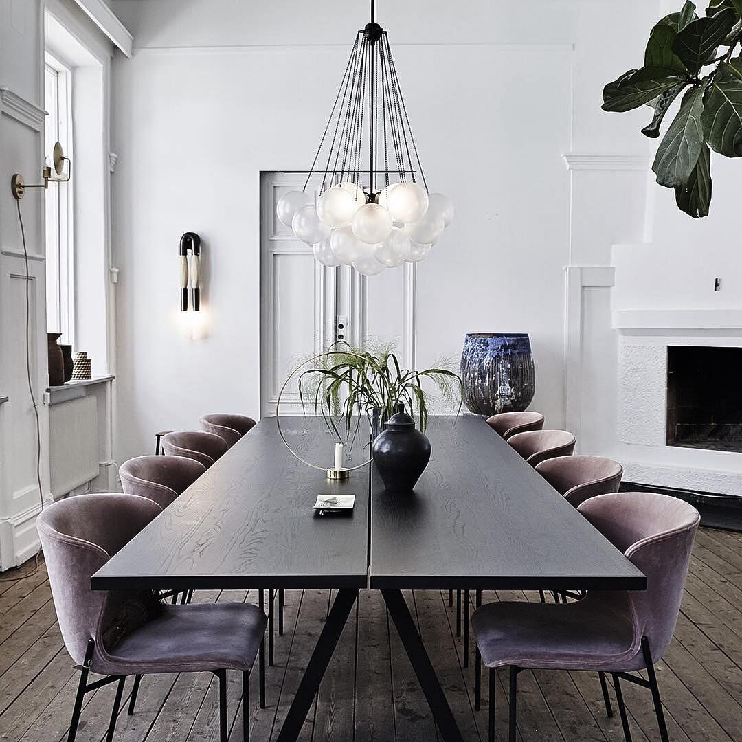 Glazen Bollenhanglamp 19-37 Bollen Goud Metaal Eetkamer Woonkamer | Sansoti