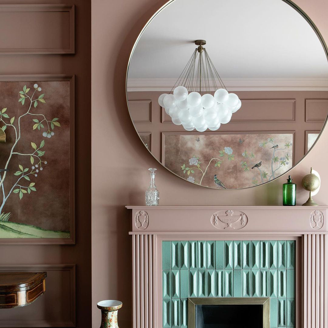 Glazen Bollenhanglamp 19-37 Bollen Goud Metaal Eetkamer Woonkamer | Sansoti