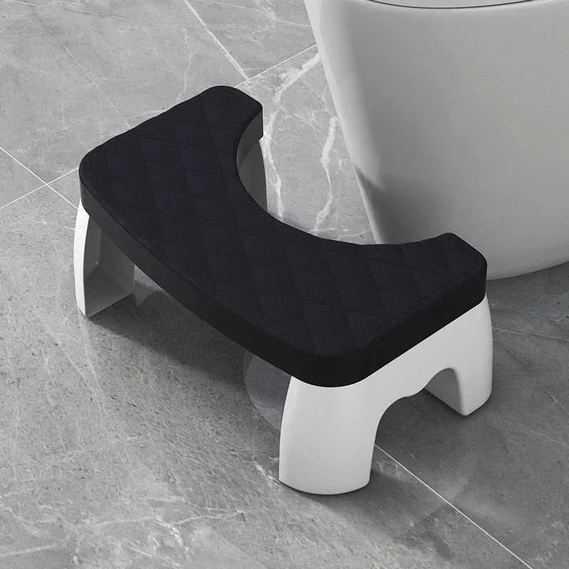 Ergonomische Toilettensitzerhöhung 42x25x17cm Rutschfestes Toilettenhocker Badezimmer Haltung Komfort Weiß Grau WC-Hocker | Sansoti