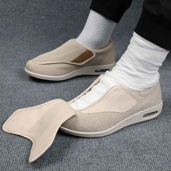 Slip-on-Schuhe Extraweit Memory Foam für empfindliche Füße Leicht Bequem Für tägliche Spaziergänge | Sansoti
