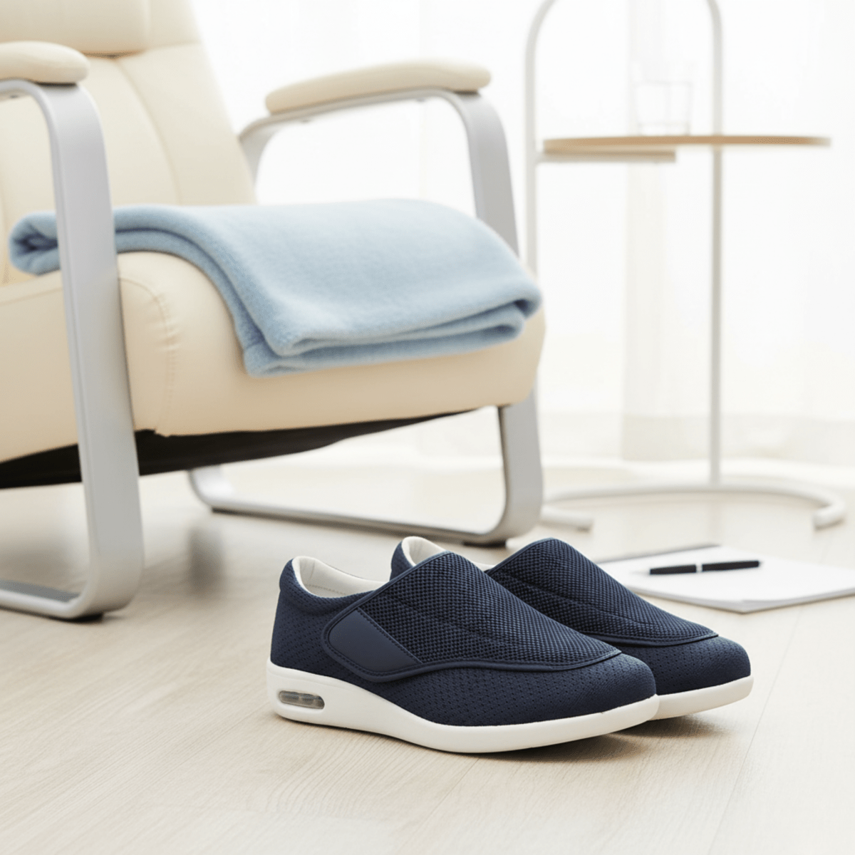 Slip-on-Schuhe Extraweit Memory Foam für empfindliche Füße Leicht Bequem Für tägliche Spaziergänge | Sansoti