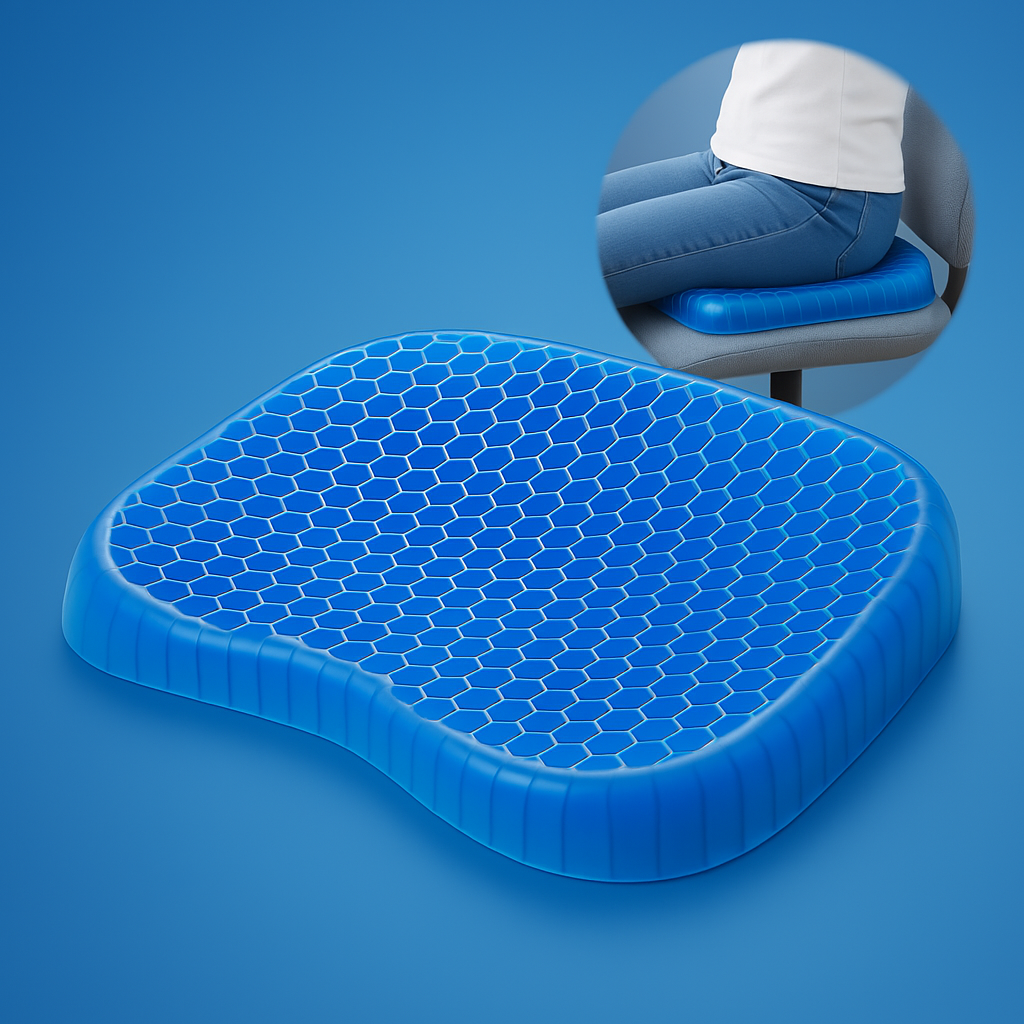 Orthopedisch Gelkussen Zitcomfort Drukverlichting Stuitbeen Bureaustoel Auto Rolstoel Memory Foam Zitkussen | Sansoti