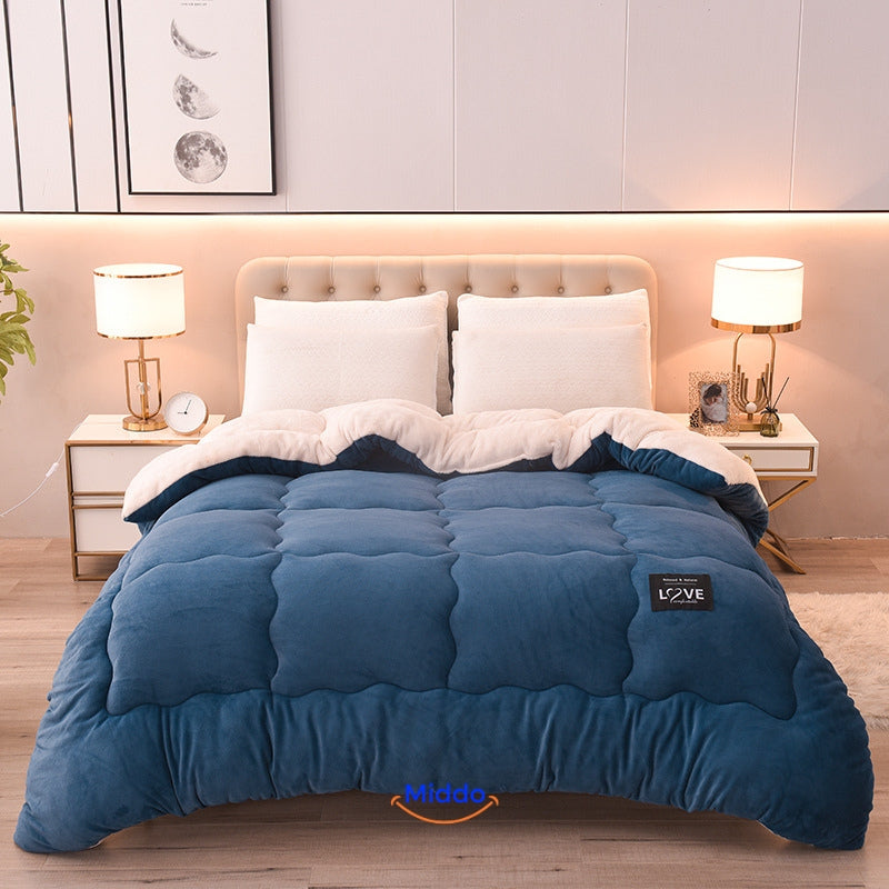 Couverture lestée laine-velours 150-230cm 2,5-4kg Chaleur Relaxation Sommeil profond Antistress Confort Chambre | Sansoti