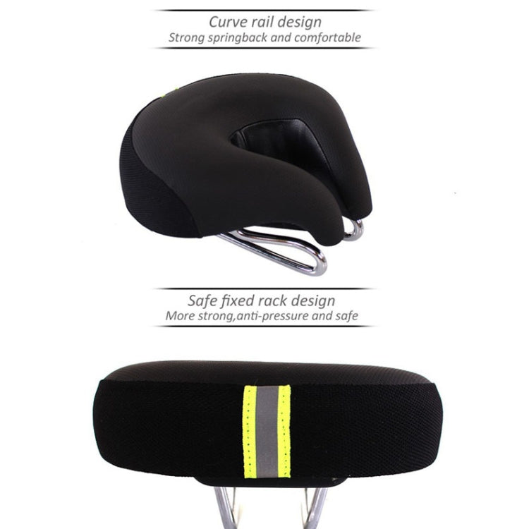 Fietszadel met Dikke Vulling Ergonomisch Ontwerp Comfortabel Neusloze Pasvorm voor Dames en Heren Fiets | Sansoti