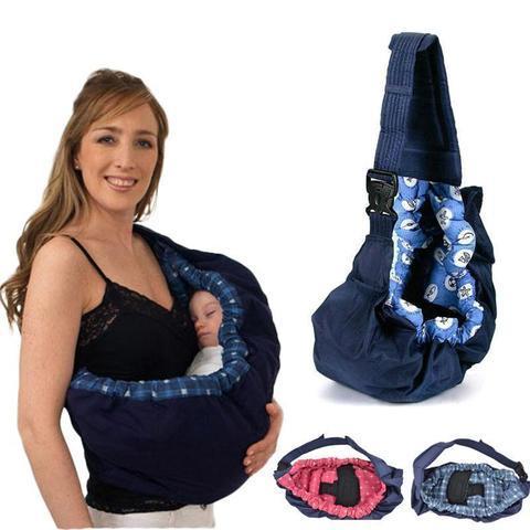 Verstelbare Babydraagdoek Pasgeboren Baby Ergonomisch Katoenmix Draagzak Hands-Free Bonding Comfortabel Dragen | Sansoti