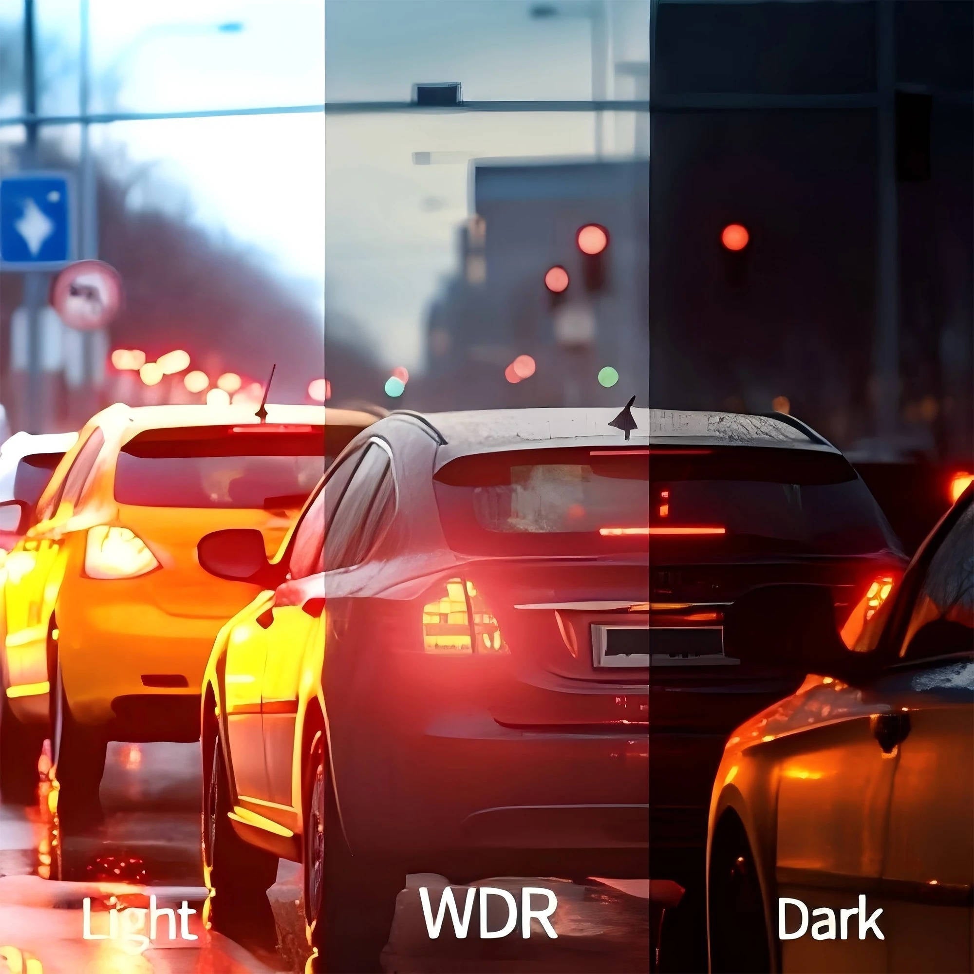 Draadloos Dashcam Systeem 4 Camera's Nachtzicht 1920P HD Parkeerbewaking Auto Beveiliging WiFi Opname | Sansoti