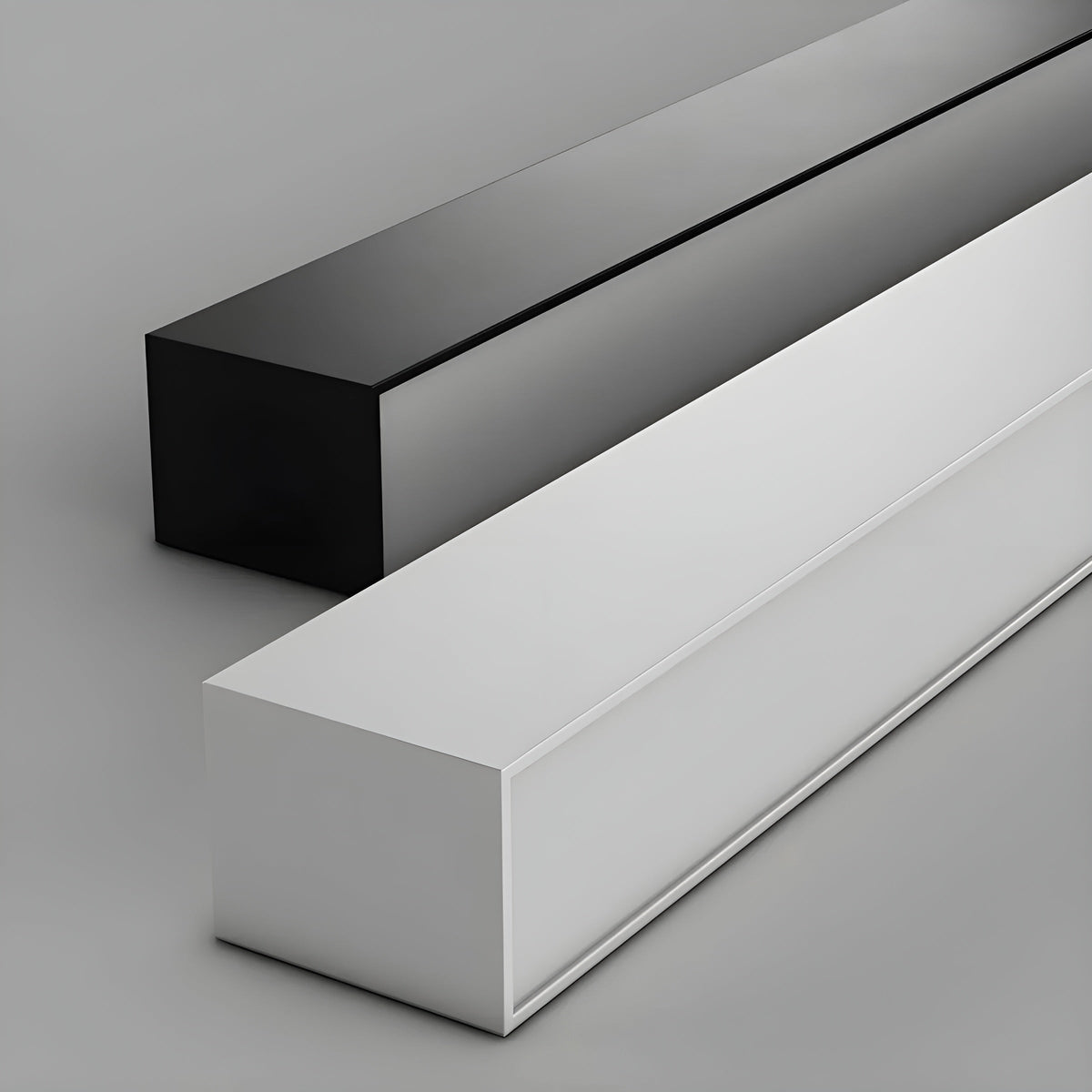 Minimalistische LED-Deckenleuchte mit Aluminiumleiste, 60-200cm, dimmbar, Beleuchtung für Wohnzimmer, Schlafzimmer und Esszimmer | Sansoti