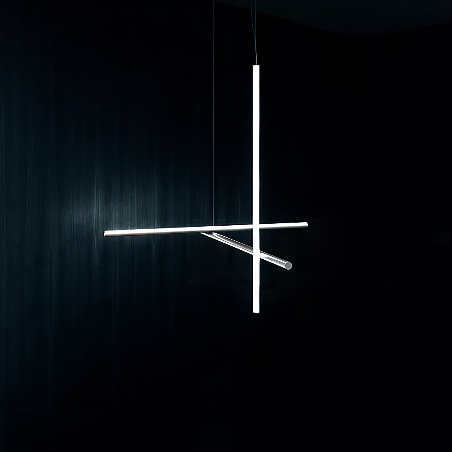 Lustre Gridline LED Aluminium Or Noir Salon Salle à Manger 3000K 4000K 6000K Modulaire Luminaire Linéaire Plafonnier | Restfield