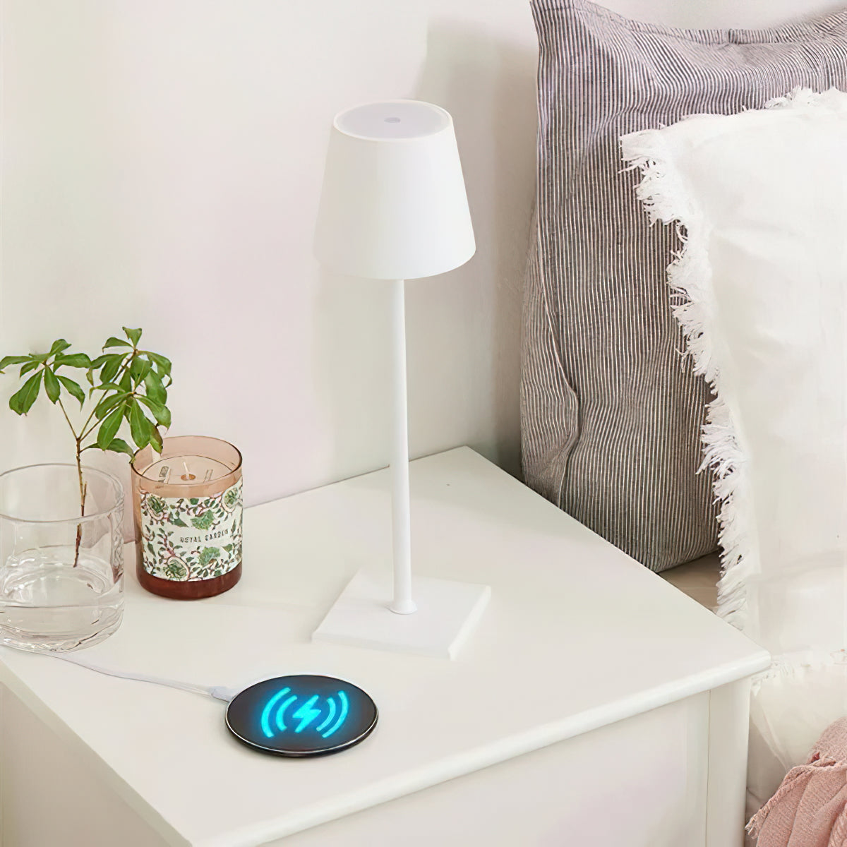 Oplaadbare LED Tafellamp Draadloos met Ingebouwde Batterij – Dimbaar Aanraakbediening 3000K-6000K 550 lm | Sansoti