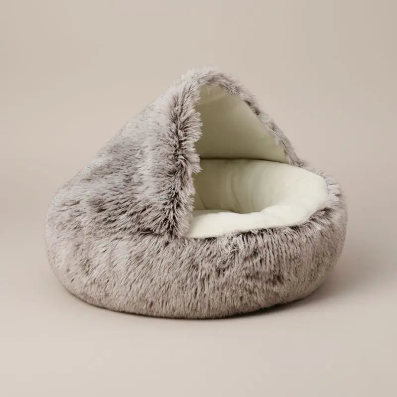Hundebett Plüsch Weich Rutschfest Katze Hund Schlafkorb Warm Katzenbett Luxus | Restfield
