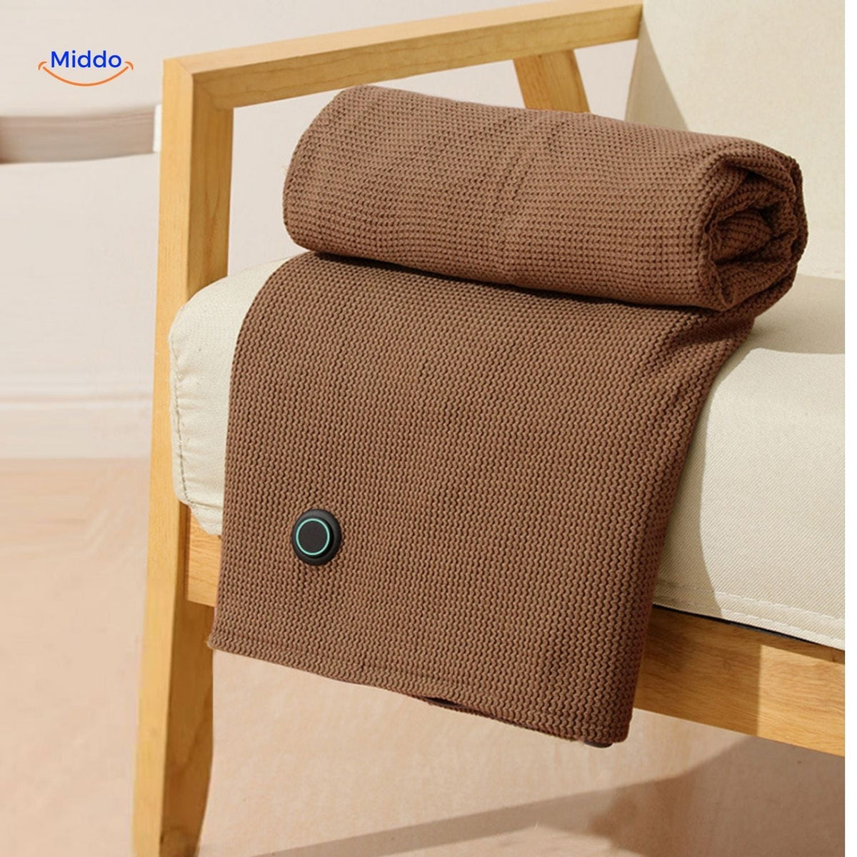 Châle chauffant USB 150x80cm en graphène – Chaleur douce en textile, intérieur et extérieur, couverture électrique pour les épaules | Sansoti
