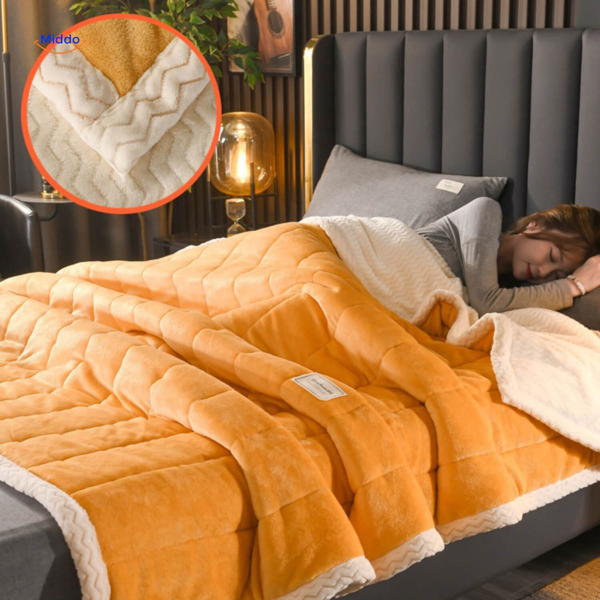 Plüsch-Wolldecke Doppelseitiges Fleece 150x200 180x220 200x230 Winterdecke Bett Sofa Weich Warm Bequem | Sansoti