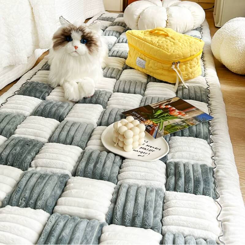 Bankhoes Katoen met Gewatteerde Beschermlaag 60x180cm Antislip Meubelbeschermer Zithoezen Diverse Kleuren | Sansoti