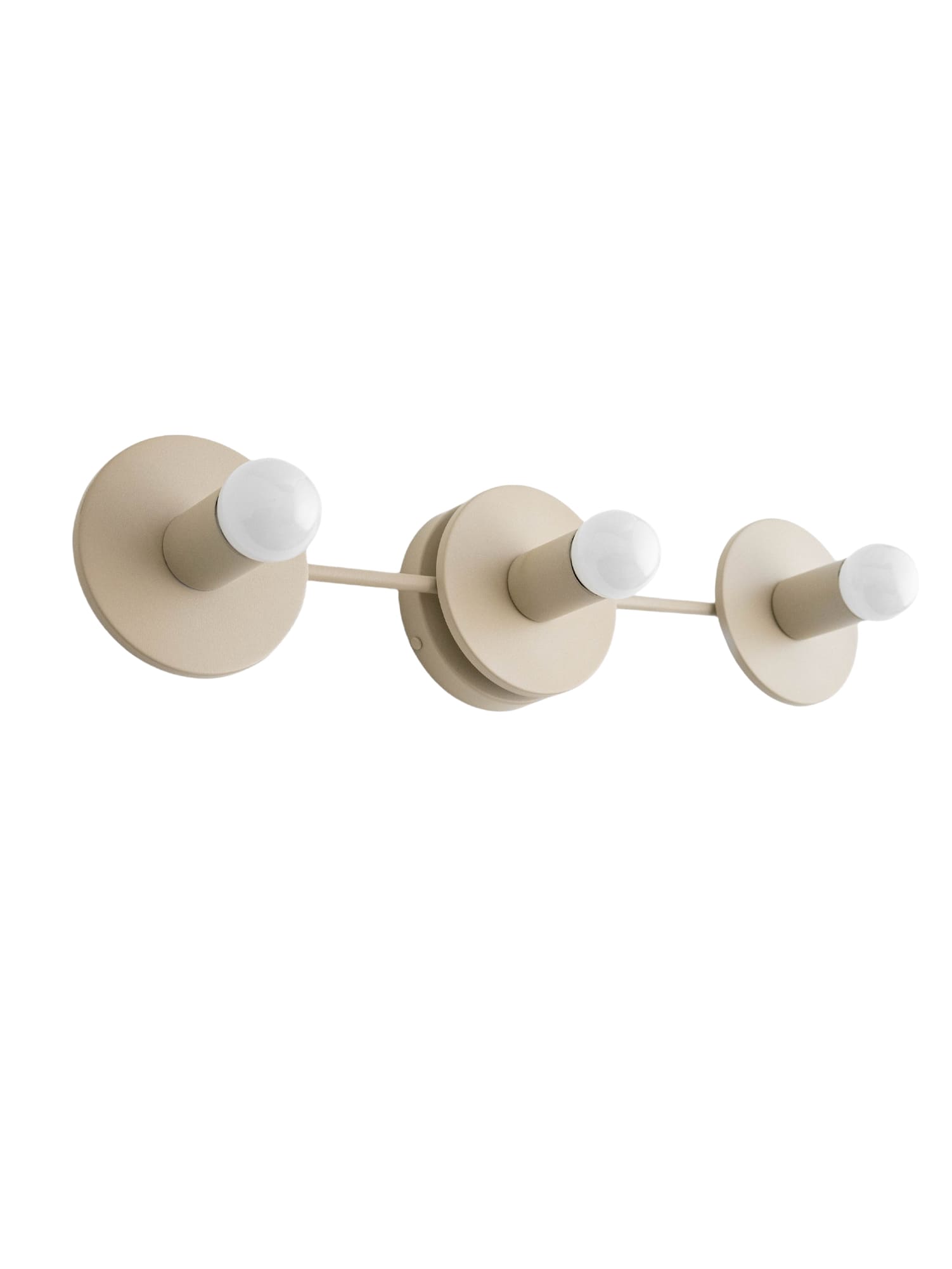 Minimalistische Badkamerlamp met Drie Lichtpunten - Verkrijgbaar in Meerdere Kleuren | Sansoti