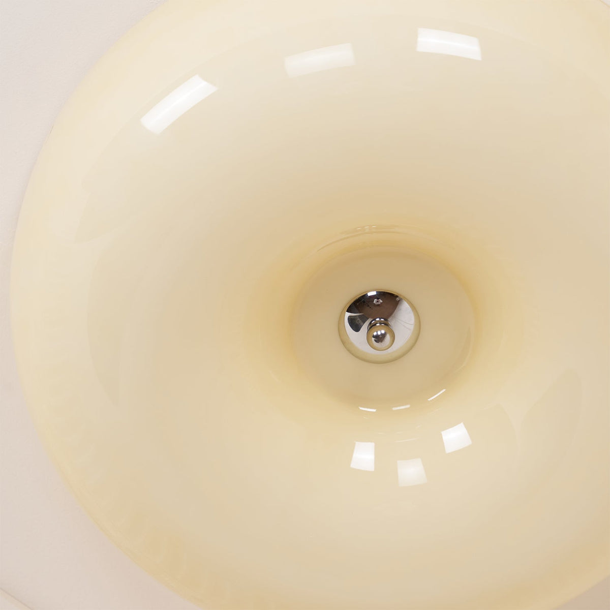 Plafonnier en verre avec éclairage LED intégré pour un intérieur moderne de salon, de chambre et d’entrée | Sansoti