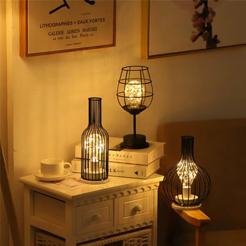 Draadloze Sfeerlamp Wijnvorm Warm Licht Tafelverlichting Diner Decoratie Sfeervolle Designlamp Interieur | Sansoti
