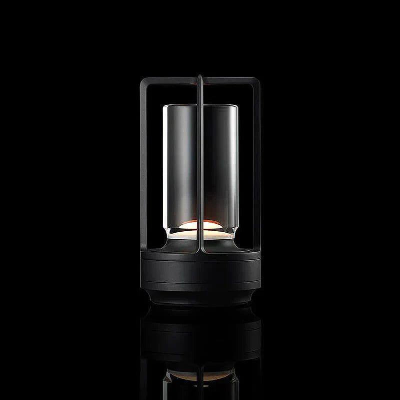 Elegant Table Lamp Crystal Glass Dimmable 3 Light Settings Rechargeable 18 Hour Battery Wireless 2600mAh For Living Room Bedroom Office Outdoor | Sansoti