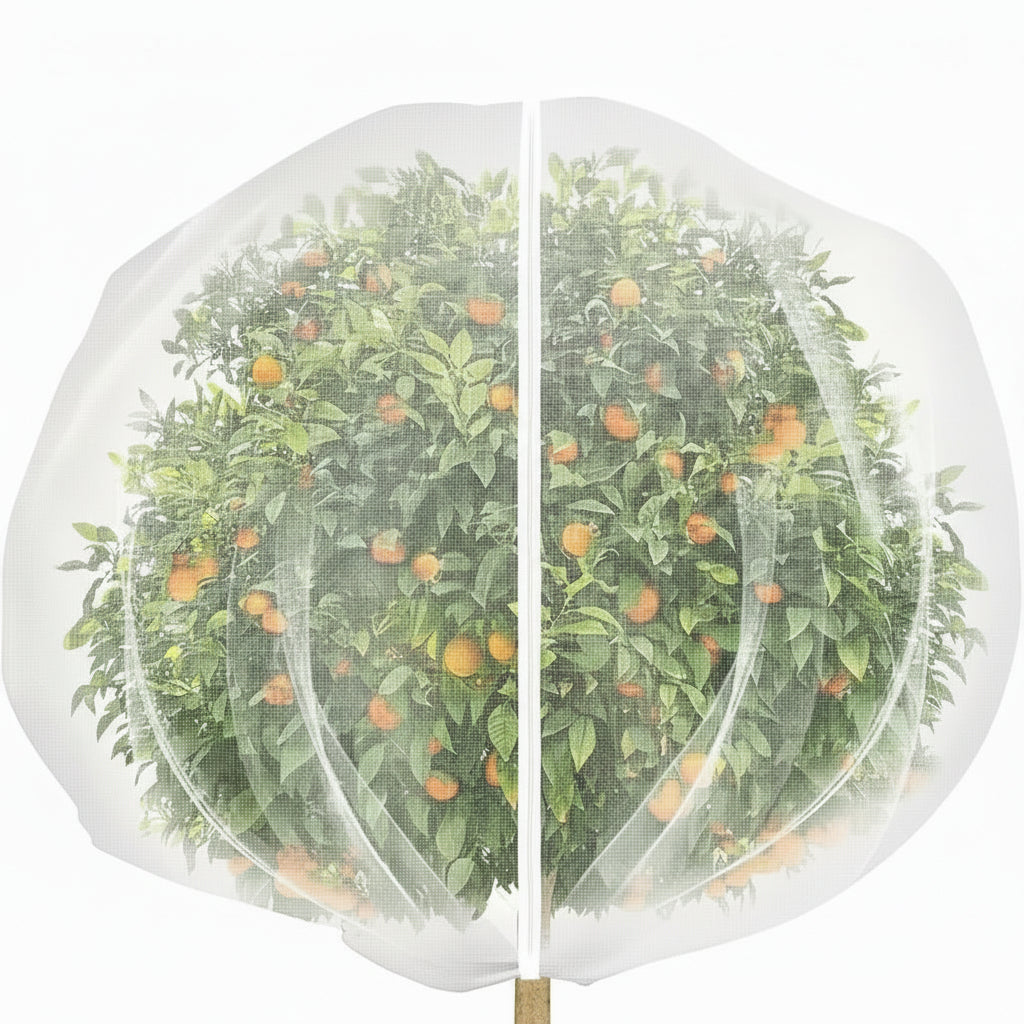 Beschermzak Fruit met Trekkoord | Ademend Gaas tegen Ongedierte Vogels Insecten | Herbruikbaar Tuinnet | Sansoti