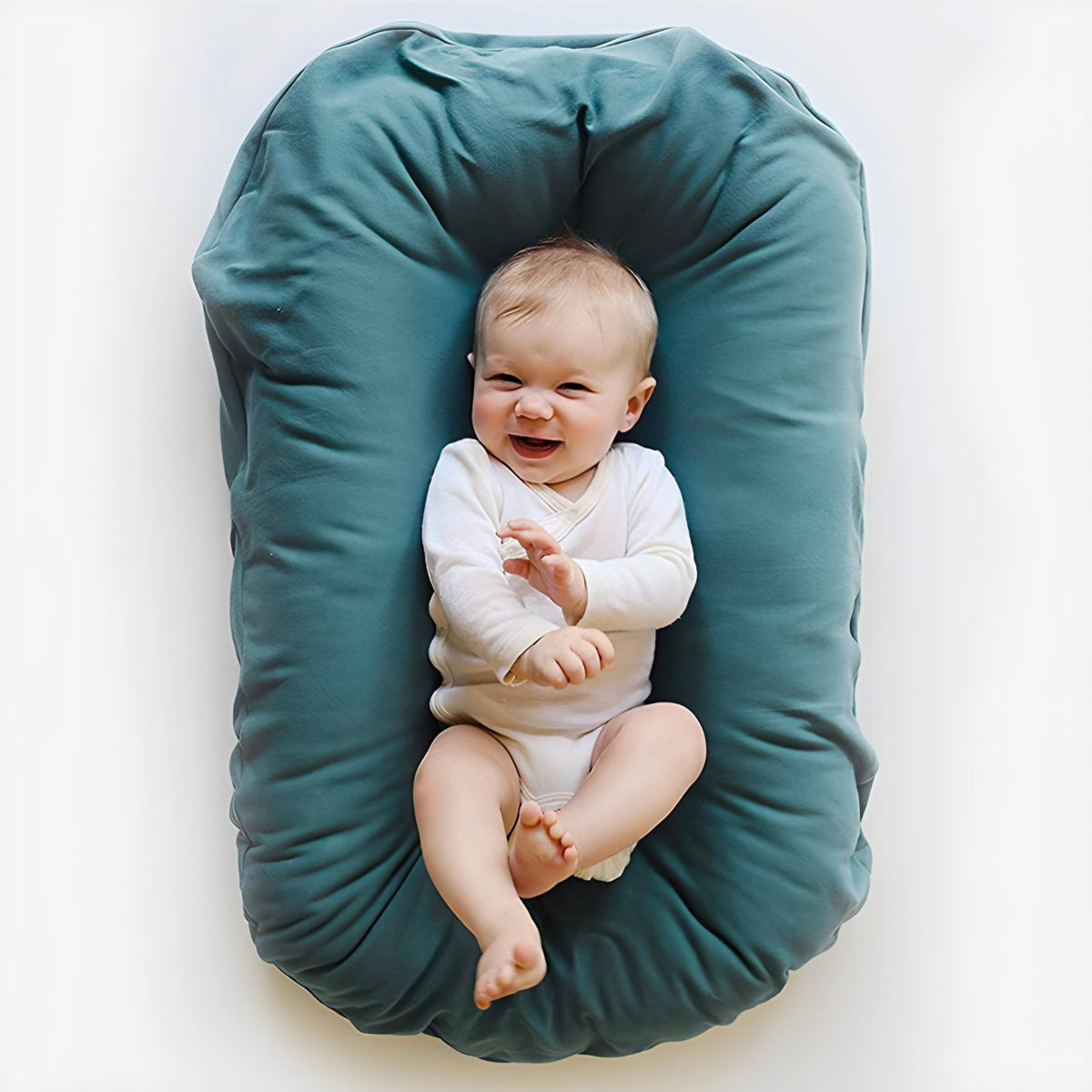 Padded Cotton Baby Nest 75x42 cm Travel Bed Changing Area Play Mat Newborn Toddler Portable Comfortable | Sansoti