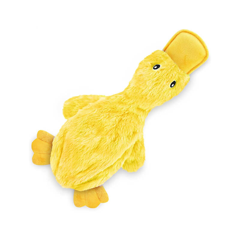 Pluche Eendje Hondenspeelgoed met Pieper Knuffelvriend Zachte Hondenkuuffel Interactief Speelgoed voor Honden | Sansoti